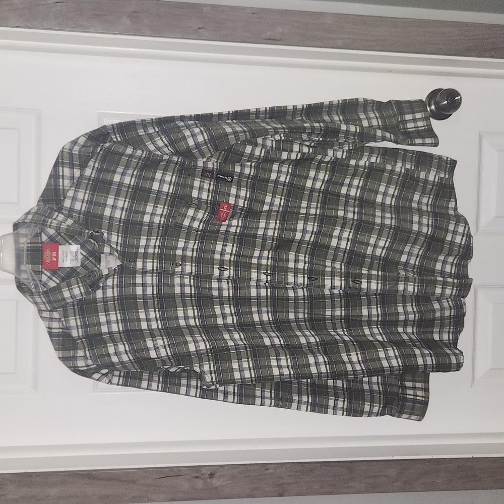 Dickies fire rated men's button down Large